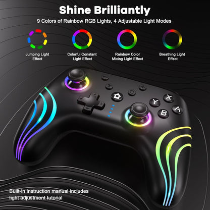 Wireless Gaming Controller Nintendo Switch CX-262 Full RGB Line Breathing LED
