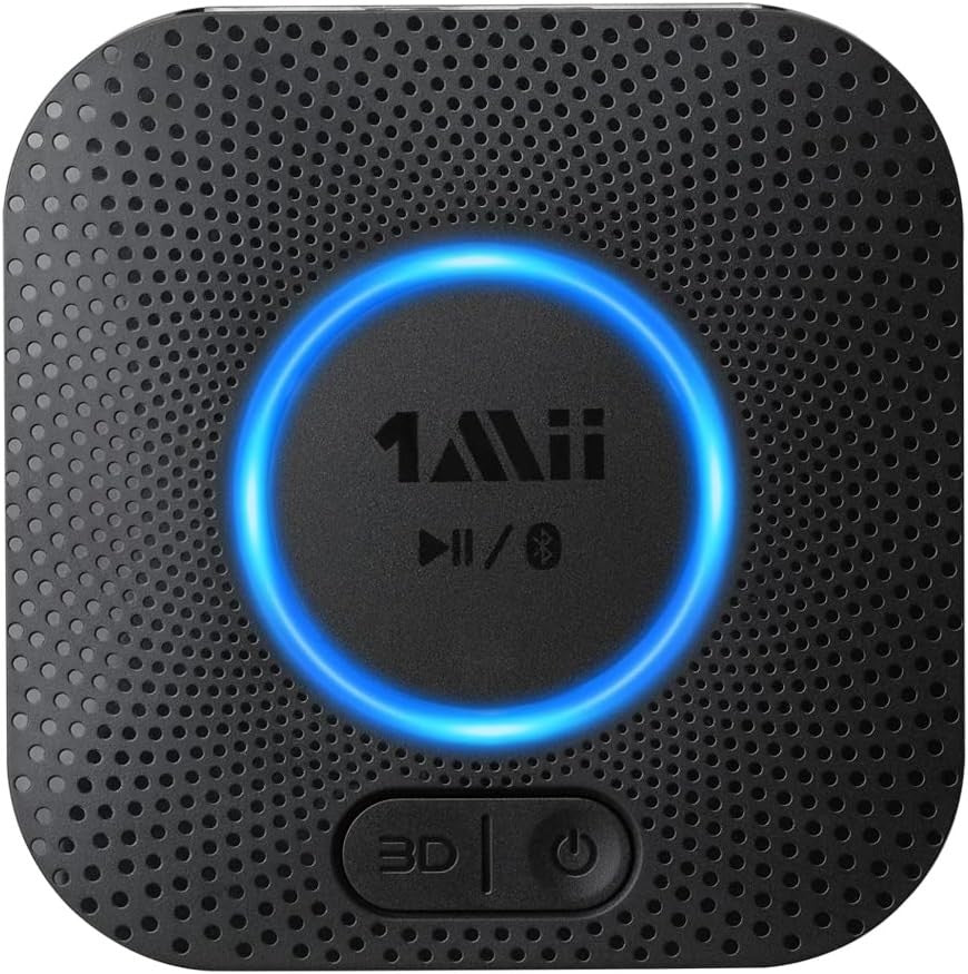 1Mii B06 Plus Bluetooth Receiver, HiFi Wireless Audio Adapter, Bluetooth 5.3 New