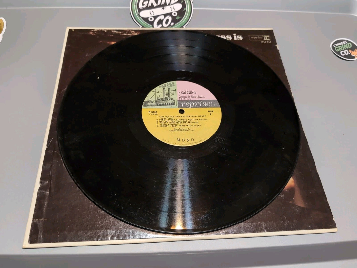 DEAN MARTIN Happiness Is Dean Martin LP Vinyl Mono 1967 Reprise RS-6242 EX
