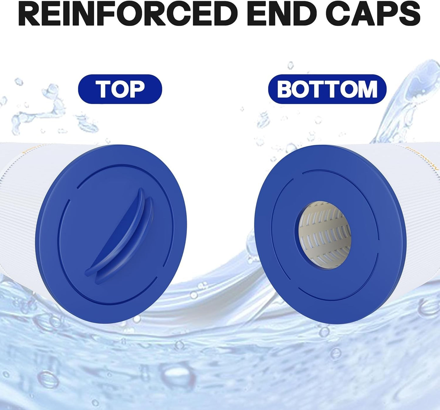 Spa Filter 2-Pack Compatible w/ C-7375 Caldera 75 FC-3964 PCD75N 73531 Wowreed