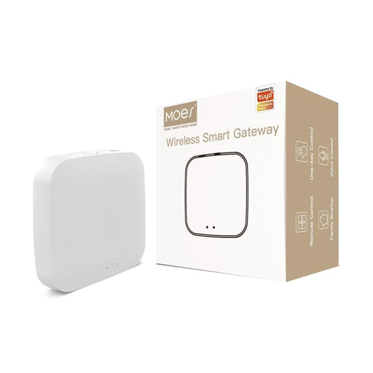 MOES Tuya Smart Multi-Mode Wireless Hub ZigBee Bluetooth Mesh Gateway App Remote