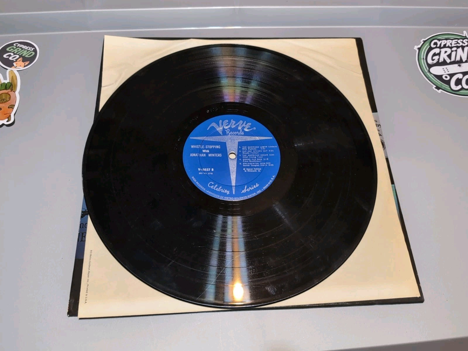 Jonathan Winters Original Mono Lp - Whistle Stopping - Verve Records - 1964