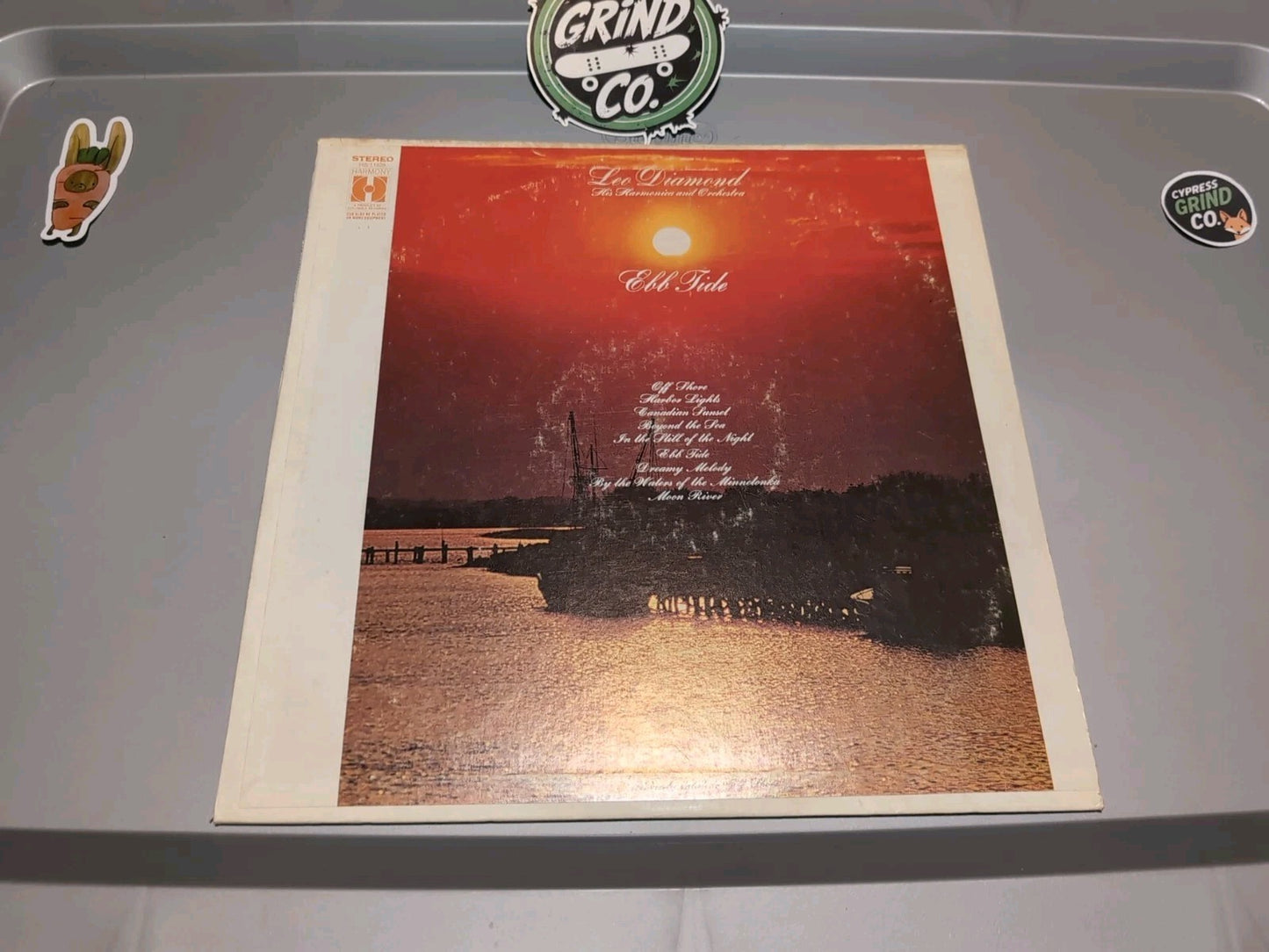 LEO DIAMOND ~ HIS HARMONICA AND ORCHESTRA ~ EBB TIDE ~ LP ~ EX/NM