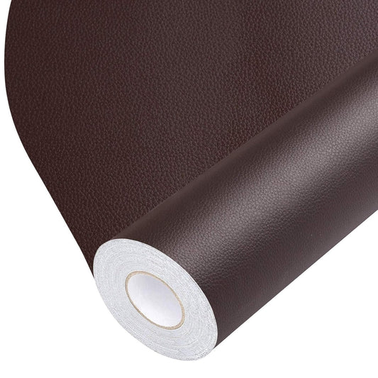 Leather Repair Tape Self Adhesive Leather Patch for Couch, Sofas Car Dark Brown