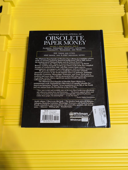 Whitman Encyclopedia of Obsolete Paper Money Volume 7 by Q David Bowers