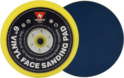 Neiko 30262A 6-Inch Vinyl Face Sanding and Polishing Pad