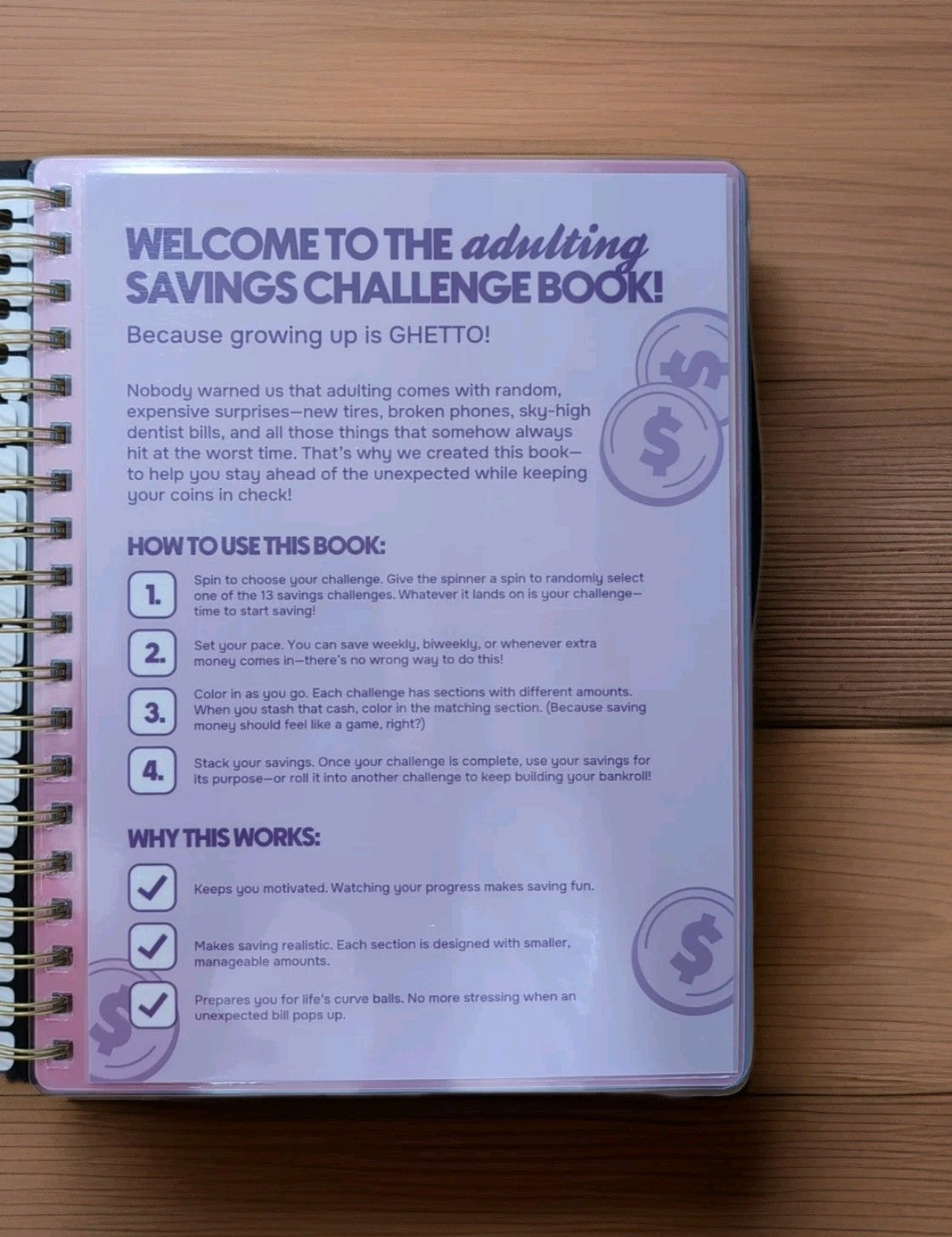 Funny Budget Savings Planner – Adulting w/ Less Crying - Baddies & Budjets NEW