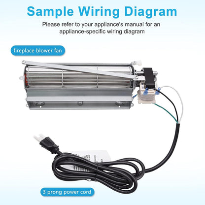 FK12 Fireplace Blower Fan Kit for Majestic, Monessen, Vermont Castings, Lennox