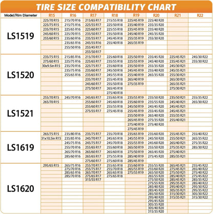 DEDC Auto Lock Snow Tire Chains, 50s Quick Easy, Manganese Steel Alloy Anti S