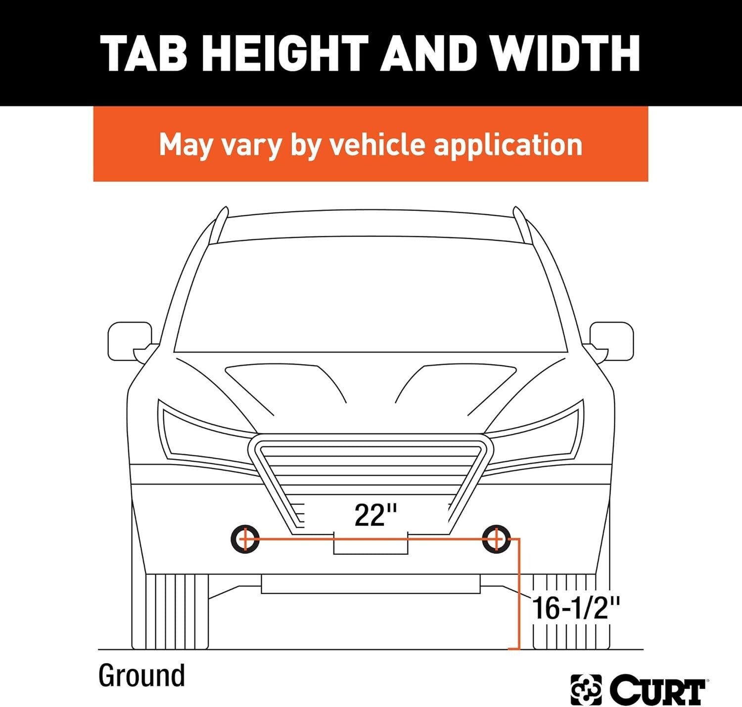 CURT 70114 Custom Tow Bar Base Plate Brackets for Dinghy Towing, Ford Explorer