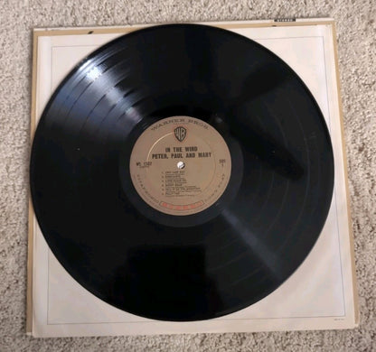 Peter Paul and Mary In the Wind  Stereo WB 1507 1963 Record Album Vinyl LP