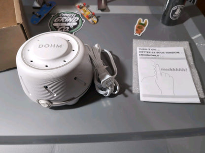 Yogasleep Dohm White Noise Machine White/Gray Original Fan Sound Sleep Aid