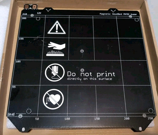 Replacement Bed forPrusa i3 MK3 MK3S 3D Printer Y Carriage Magnetic PCB Hot Bed