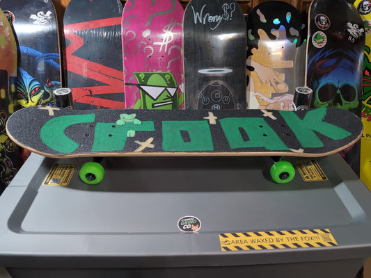 Cypress Grind CROAK Complete Skateboard – 8" | Custom Build
