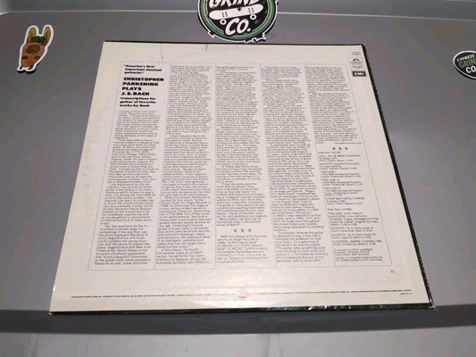 Christopher Parkening Plays Bach Vinyl LP Angel Records 36041