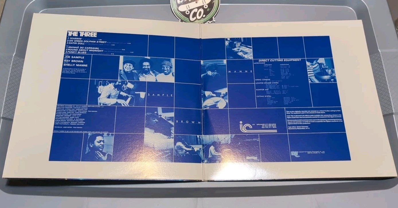 THE THREE, SAMPLE BROWN MANNE - AUDIOPHILE LP EW-10001