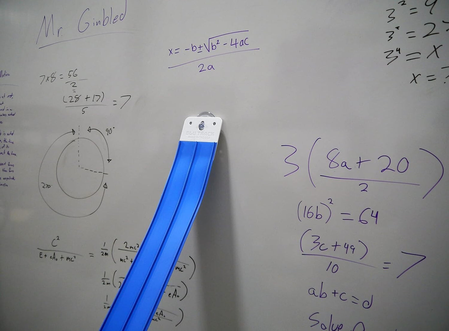 Blu Track Classic 15 Ft Starter Set - 2 Lane wide Flexible Hot Wheels Track