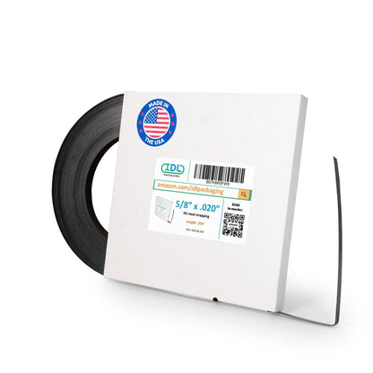 IDL Packaging 5/8" x .020" x 200' Steel Strapping Coil (1400 Lbs Break Strength)