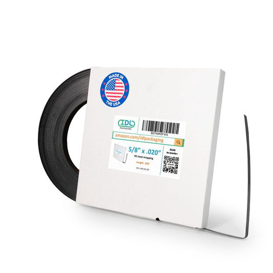 IDL Packaging 5/8" x .020" x 200' Steel Strapping Coil (1400 Lbs Break Strength)