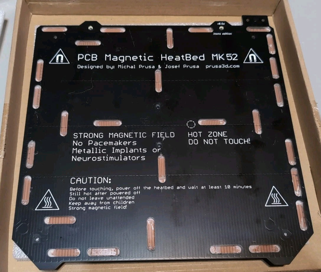 Replacement Bed forPrusa i3 MK3 MK3S 3D Printer Y Carriage Magnetic PCB Hot Bed