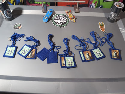 Immaculate Conception Scapulars w/ St Benedict Medal & Crucifix, 7 Pack, 24.5"