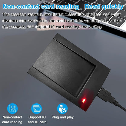 RFID Card Reader 125KHz/13.56Mhz Reader Support ISO14443-A/B Protocol IC ID C...