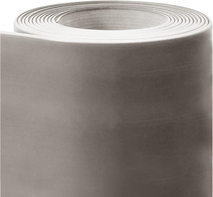 4" x 120' Vinyl Cove Wall Base Trim Roll – Aircraft Carrier Gray PVC Molding