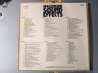 144 GENUINE SOUND EFFECTS 3 LP BOX SET Murray Hill 930625