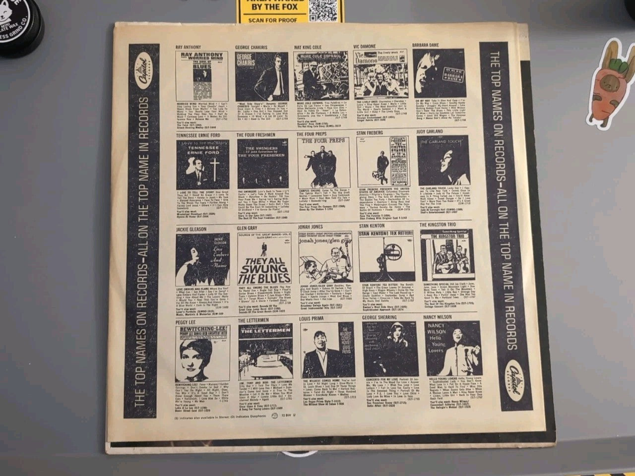 VINYL RECORD LP JACKIE GLEASON LOVER'S PORTFOLIO - VOL. 1 CAPITAL RECORDS SW1979