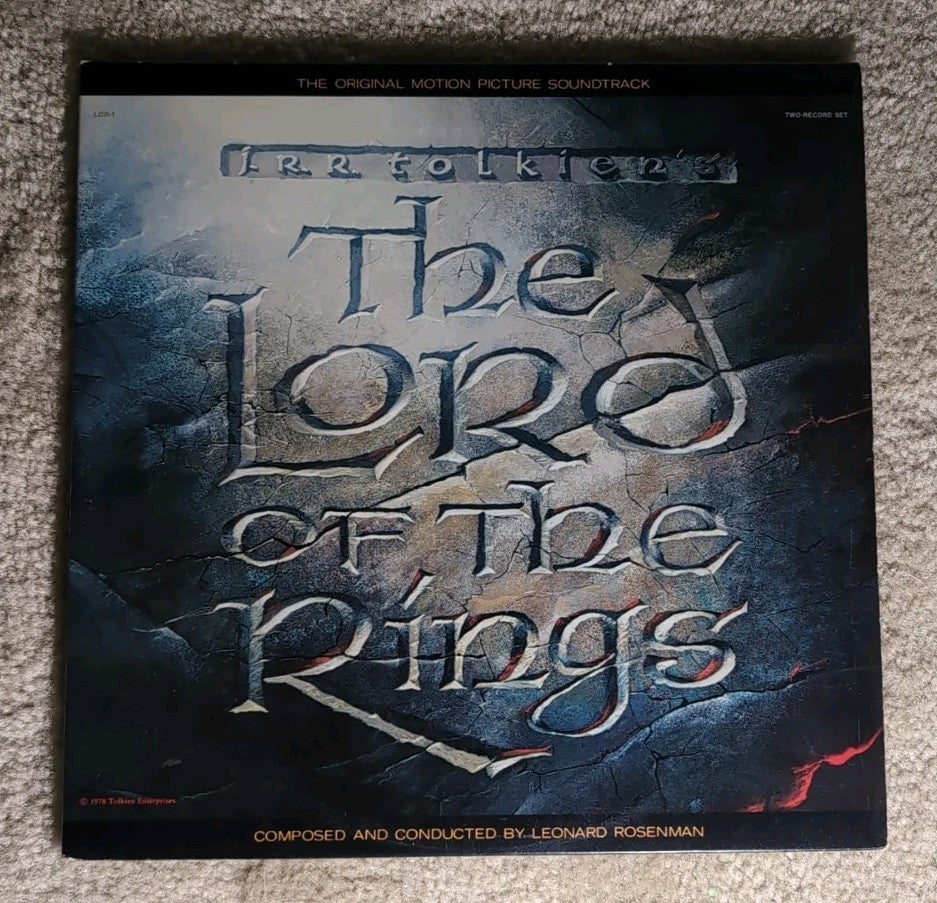 1978 Lord Of The Rings Motion Picture Soundtrack Two Record Vinyl Set LOR-1