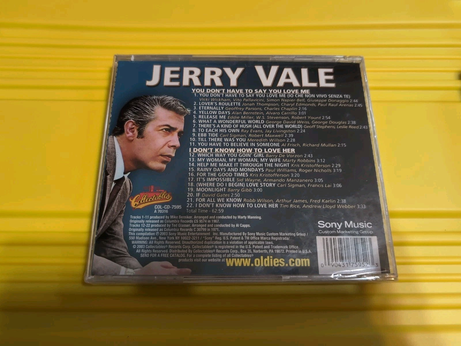 You Don't Have to Say You Love Me: I Don't Know How to Love Her by Vale,...