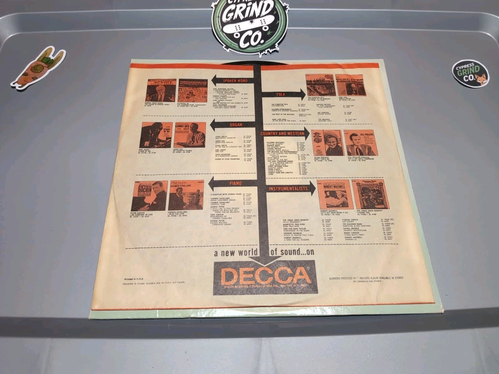 Earl Grant In Motion   Record Album Vinyl LP