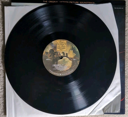 1978 Lord Of The Rings Motion Picture Soundtrack Two Record Vinyl Set LOR-1
