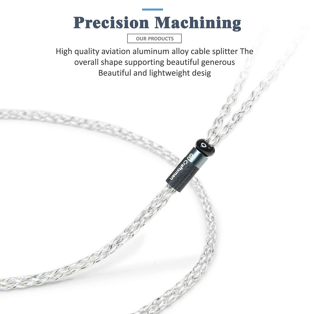 GUCraftsman 5N OFC Silver Plating+Graphene Mixed Braid Sennheiser IE900 3.5mm