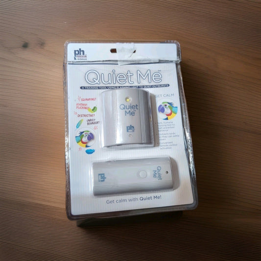 Prevue Pet Products Quiet Me Flashing Light Bird Training Tool Open Box Unused