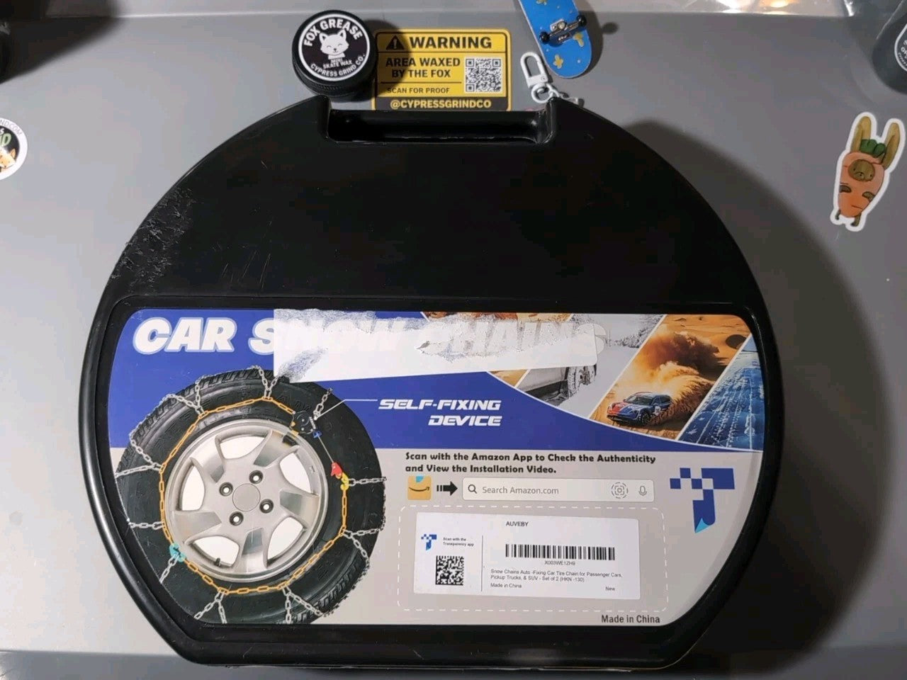 Auto Fixing Snow Tire Chains | 1-Min Quick Fit | AUVEBY | Cars SUVs Trucks | Set