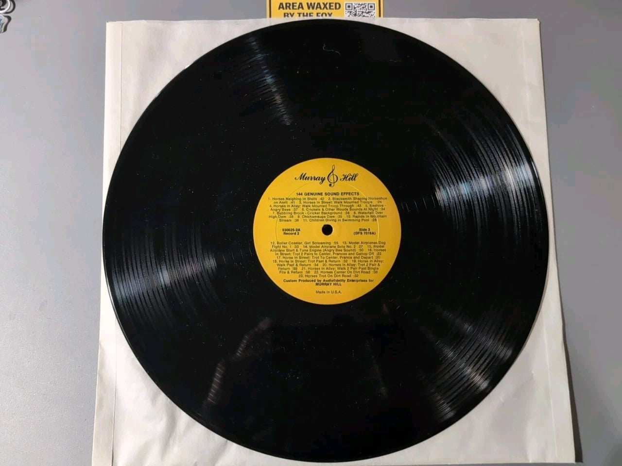 144 GENUINE SOUND EFFECTS 3 LP BOX SET Murray Hill 930625