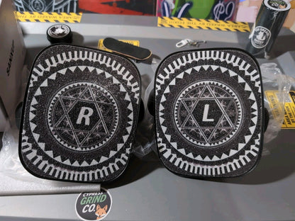 FreeSkates Portable Drift Skates Aluminum Deck 72mm PU Wheels Black