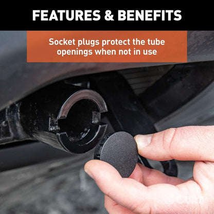 CURT 70114 Custom Tow Bar Base Plate Brackets for Dinghy Towing, Ford Explorer