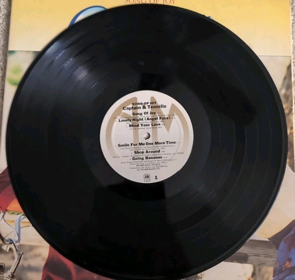 THE CAPTAIN AND TENNILLE - SONG OF JOY - GATEFOLD COVER - VINYL ALBUM - SP-4570