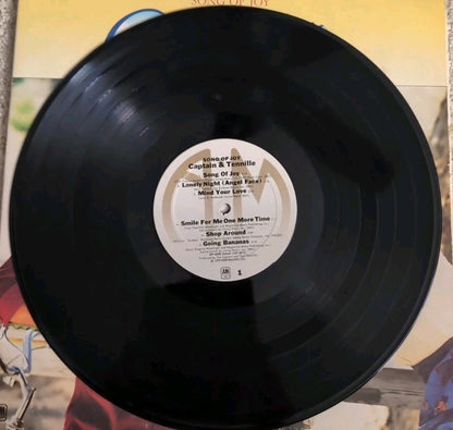 THE CAPTAIN AND TENNILLE - SONG OF JOY - GATEFOLD COVER - VINYL ALBUM - SP-4570