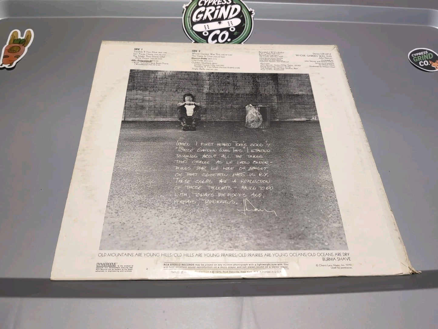 John Denver Whose Garden Was This 1970 Vinyl LP RCA Victor Folk Country