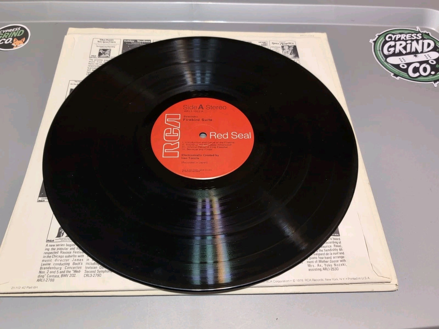 Tomita -  Firebird LP - RCA Red Seal ARL1-1312 - Ambient Electronic 1976 VG+