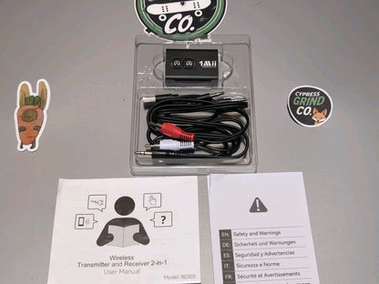 1Mii ML300 Bluetooth 5.3 Transmitter Receiver AptX Low Latency for TV Stereo