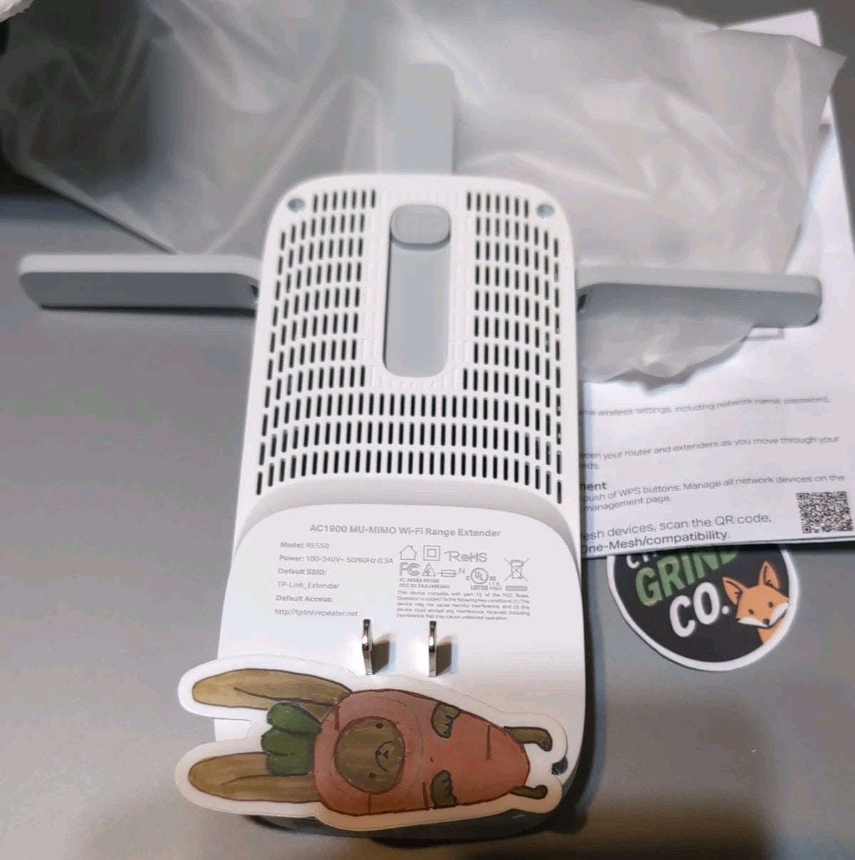 TP-Link RE550 AC1900 WiFi Range Extender – Dual Band Booster w/ Gigabit Port