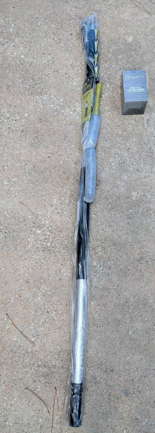 Light Bulb Changer Kit w/ 30 Ft Heavy Duty Extension Pole & Duster High Ceilings