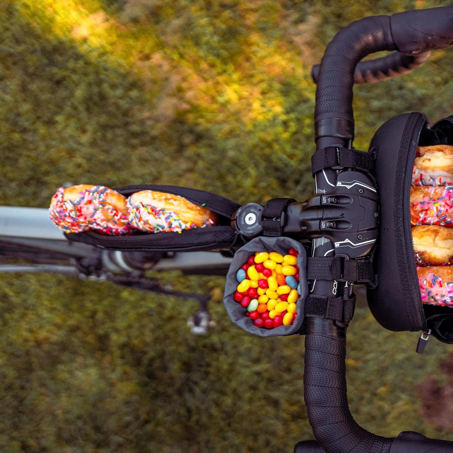 Lezyne Energy Caddy Top Tube Bag 0.7L Water-Resistant Bike Storage Black