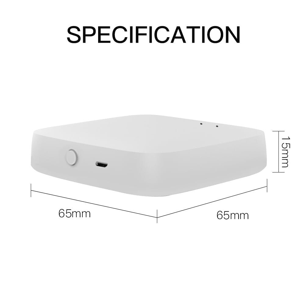 MOES Tuya Smart Multi-Mode Wireless Hub ZigBee Bluetooth Mesh Gateway App Remote