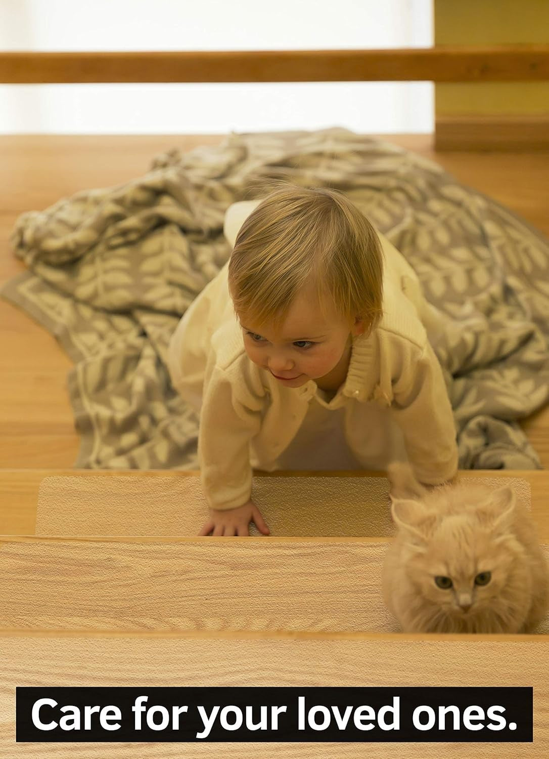 6"x30" Clear Non-Slip Stair Tread Tape 14-Pack Indoor Outdoor Safety Strips