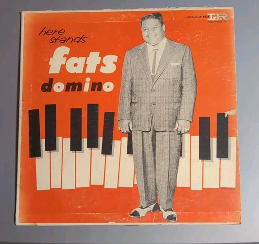 HERE STANDS FATS DOMINO LP-9038   Vinyl Record Vintage Music Album